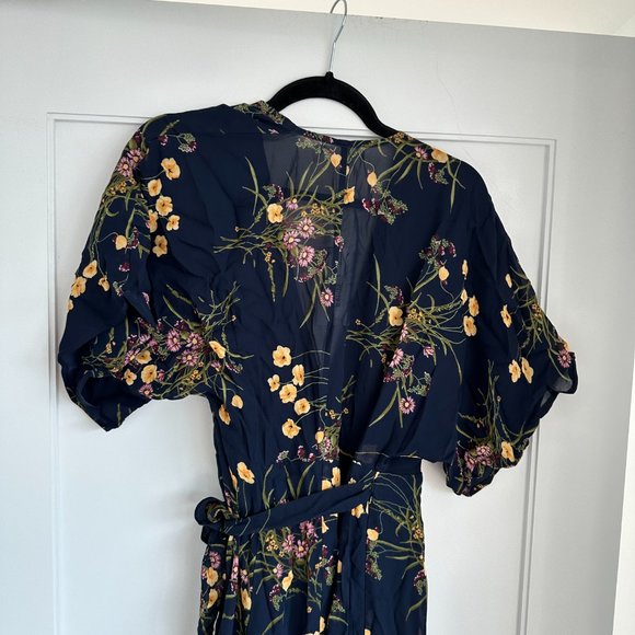 NWT Reformation Winslow Maxi Dress Plus Sz 1X in Mademoiselle Sheer Kimono - Picture 9 of 11